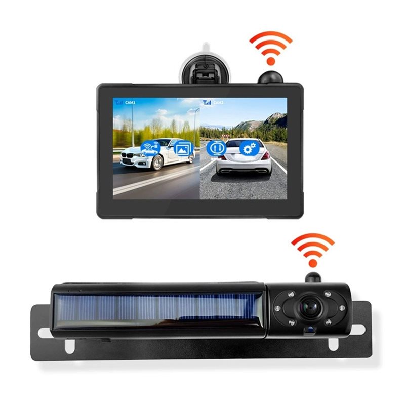 Camera Solar Wireless - A92Z Solar Powered Wireless Backup Camera