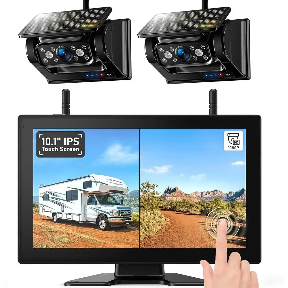 Camera Solar Wireless - Magnetic Solar Wireless Backup Camera HD