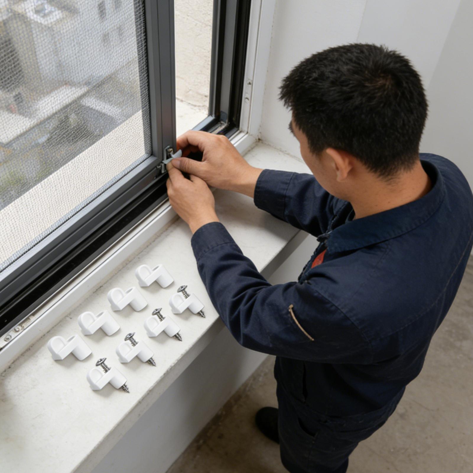 Window Screen Clips 3/8-Inch L - đánh giá và giá Home Security Ring