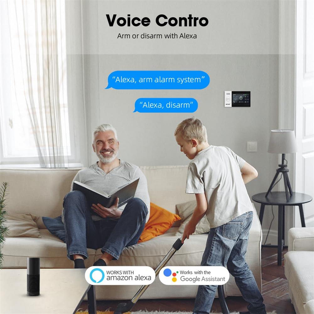 2.4G WIFI Smart GSM Alarm Syst - đánh giá và giá Sim Gsm Alarm