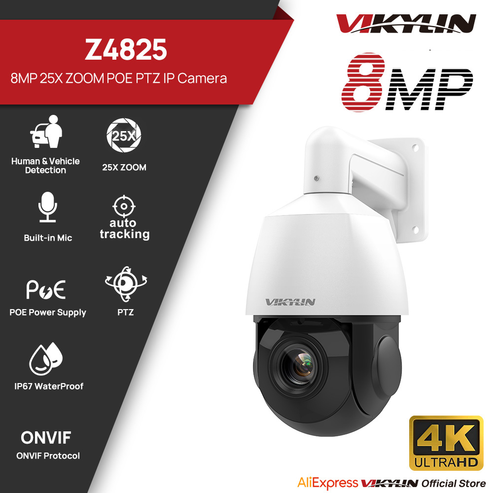 Vikylin 4K 8MP PTZ 25X Zoom 10 - đánh giá và giá Home Security Service