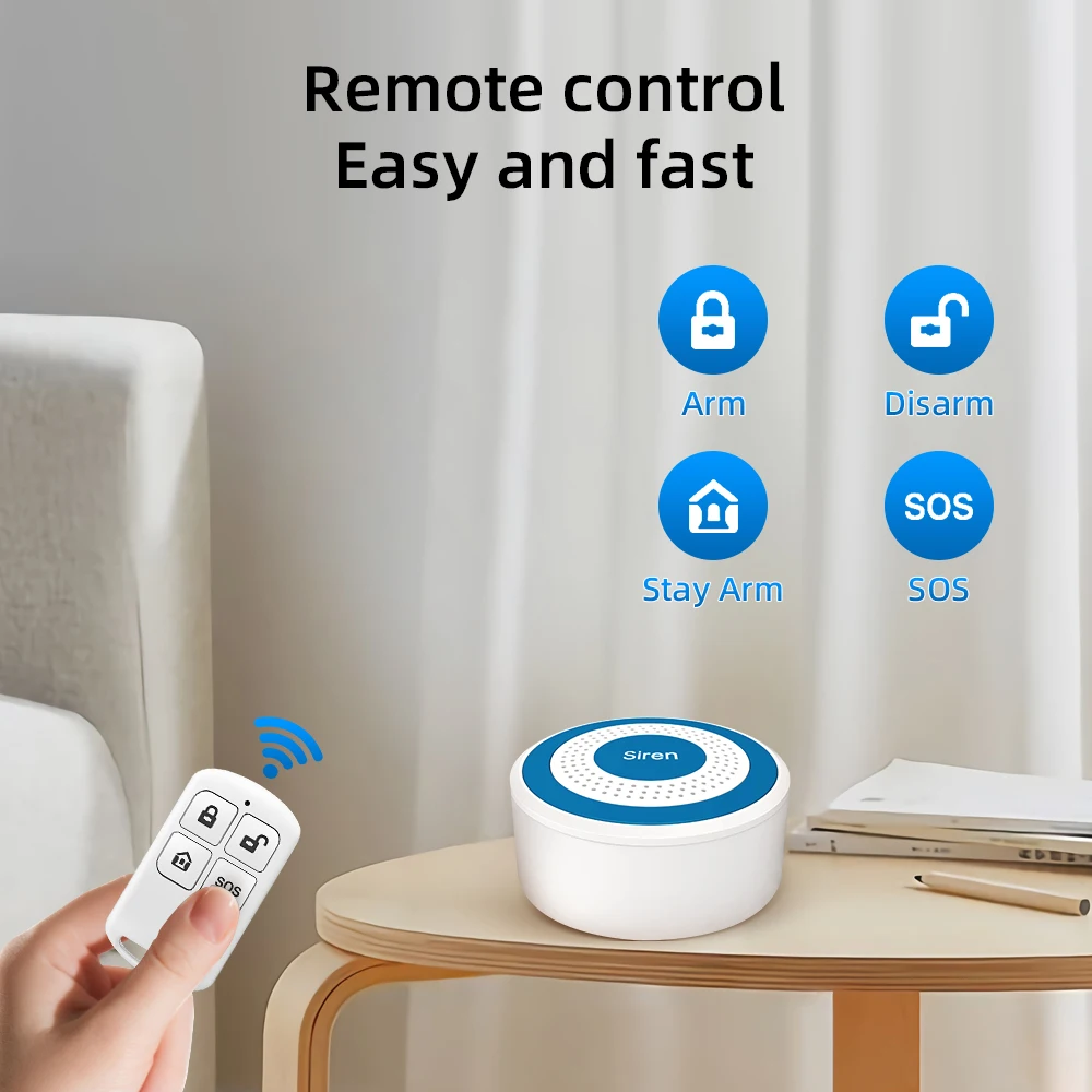 MULO Mini Alarm Siren Wireless - đánh giá và giá Sim Gsm Alarm