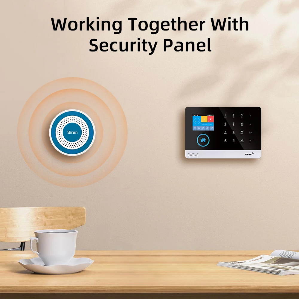 MULO Mini Alarm Siren Wireless - đánh giá và giá Sim Gsm Alarm