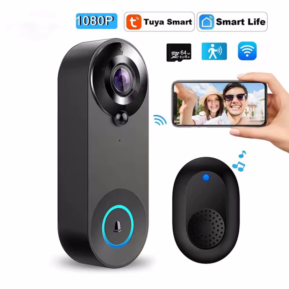 Tuya 1080P Wireless WIFI Doorb - đánh giá và giá Home Security Lidar