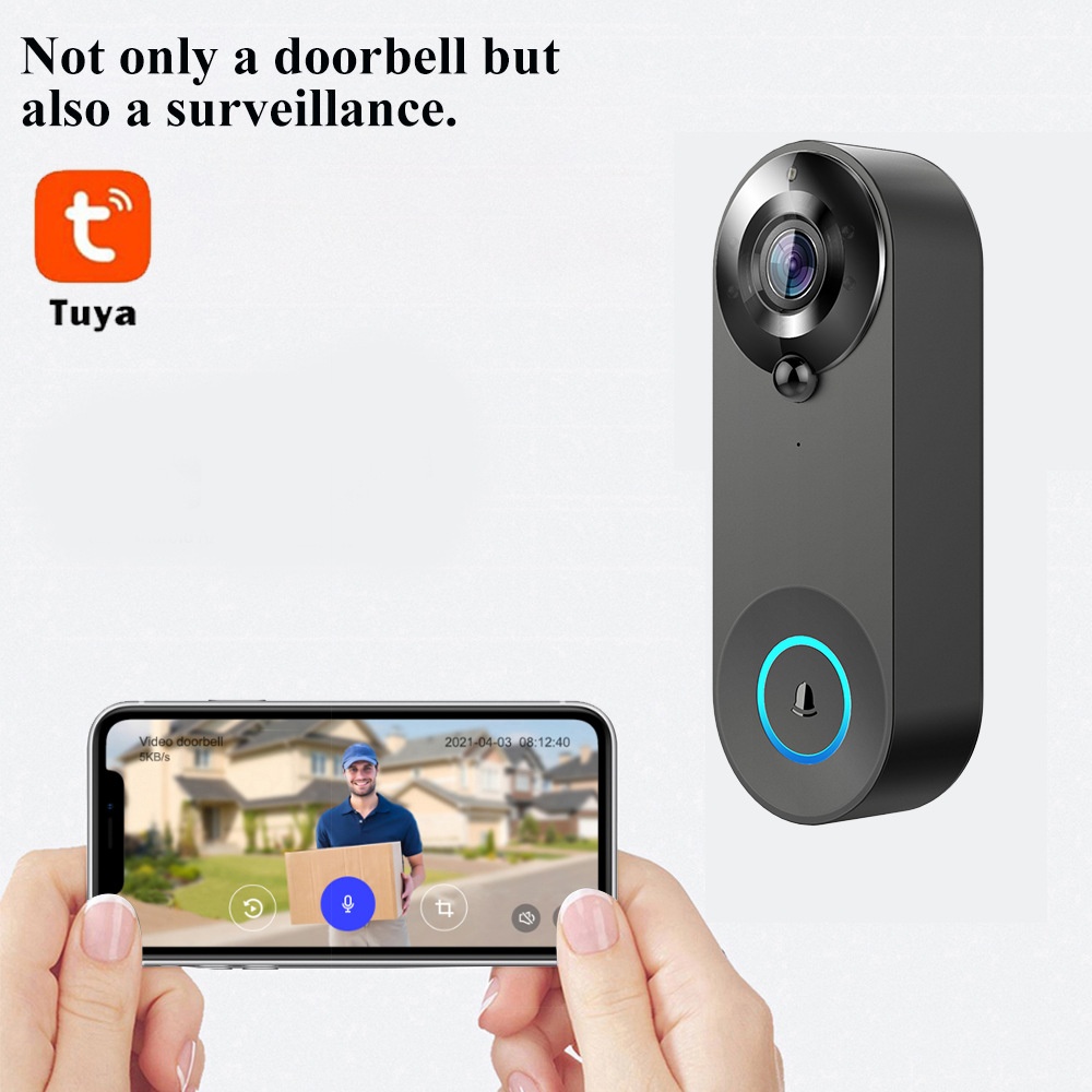 Tuya 1080P Wireless WIFI Doorb - đánh giá và giá Home Security Lidar