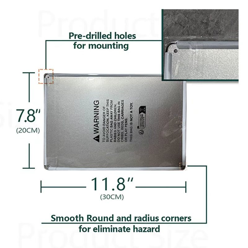 2D Flat Metal Sign Funny Warni - đánh giá và giá Home Security Bars