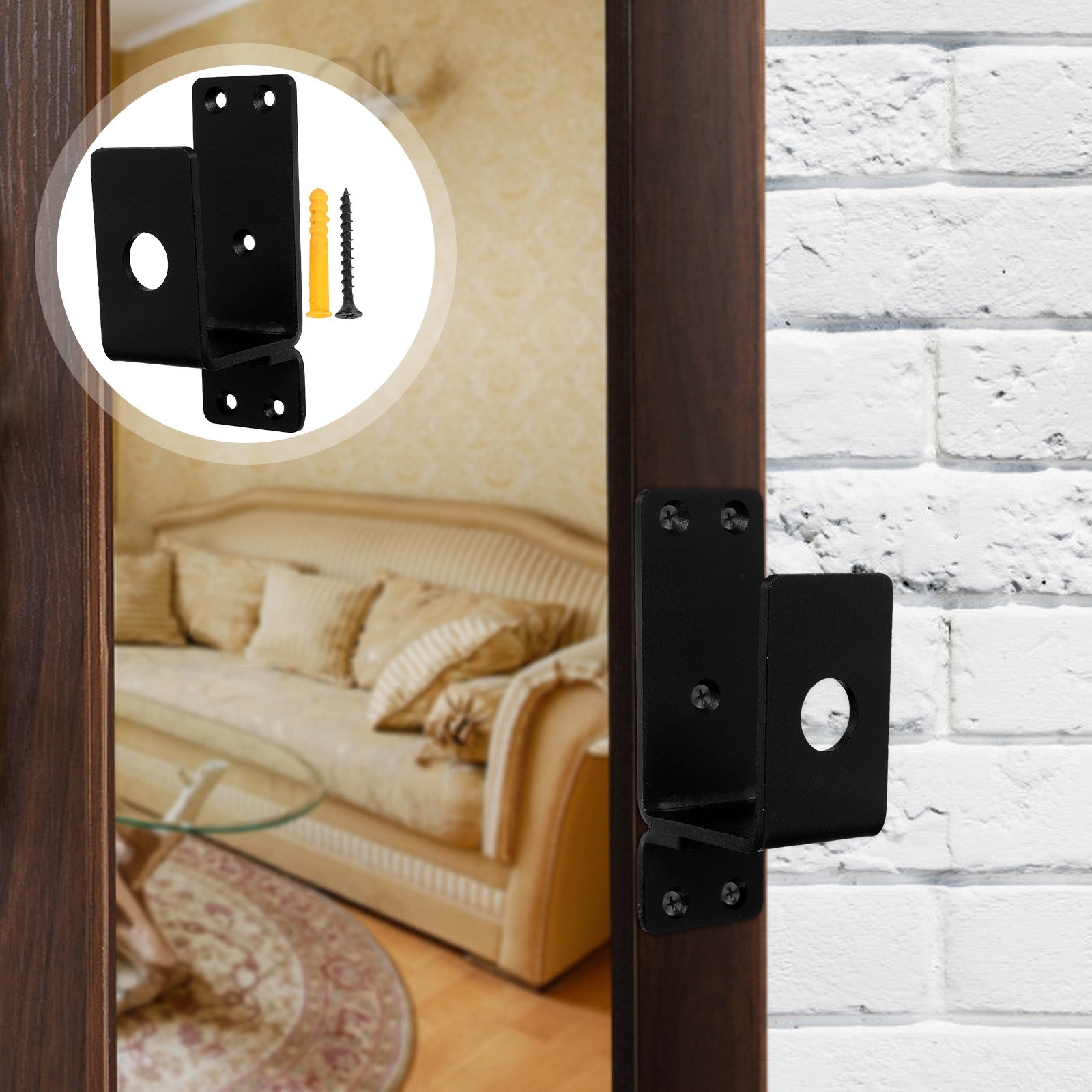 1Set Heavy Duty Door Safety Ba - đánh giá và giá Home Security Bars