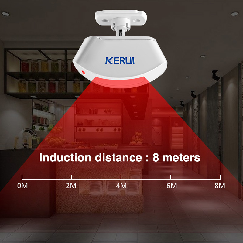 KERUI Không Dây Màn Đầu Dò Hồn - đánh giá và giá Sim Gsm Alarm
