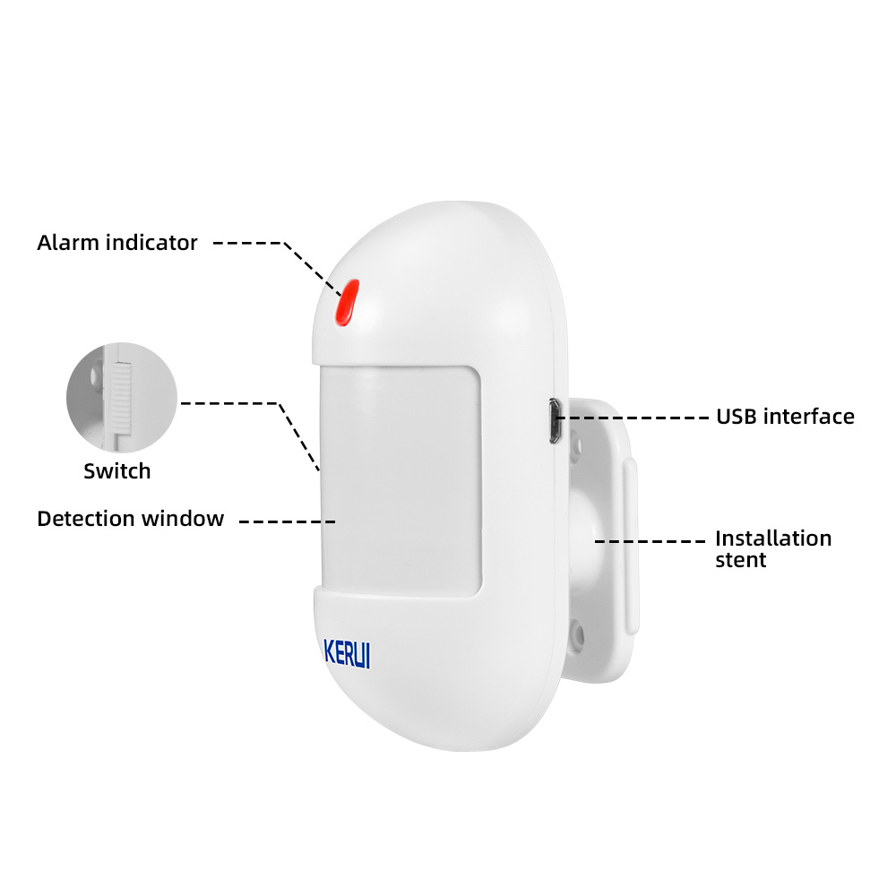 KERUI Wireless PIR Motion Sens - đánh giá và giá Sim Gsm Alarm