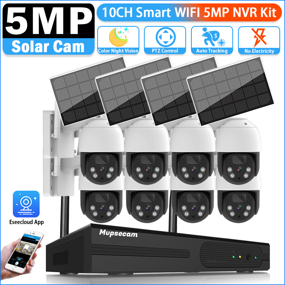 5MP 16CH Wireless NVR Security - đánh giá và giá Camera Solar Wireless