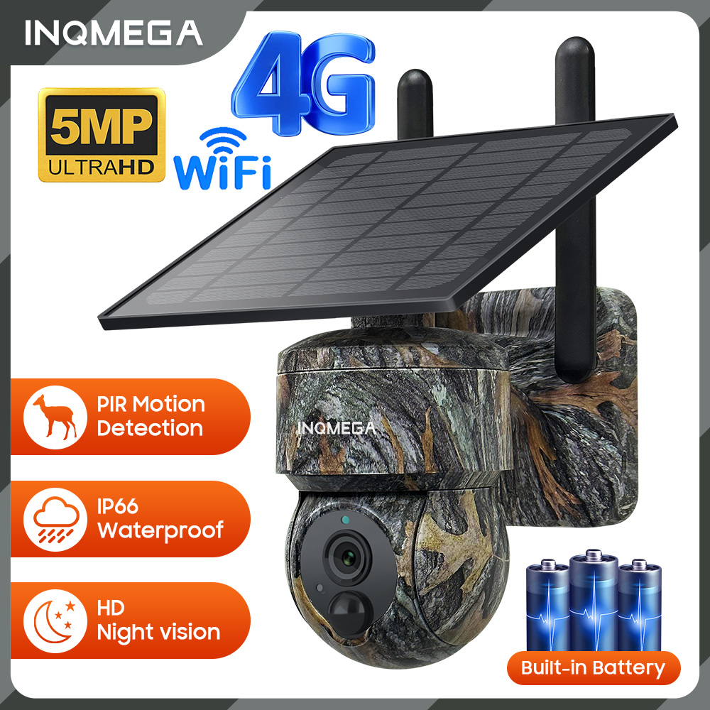 INQMEGA 5MP 4G / WIFI Solar Wi - đánh giá và giá Camera Solar Wireless