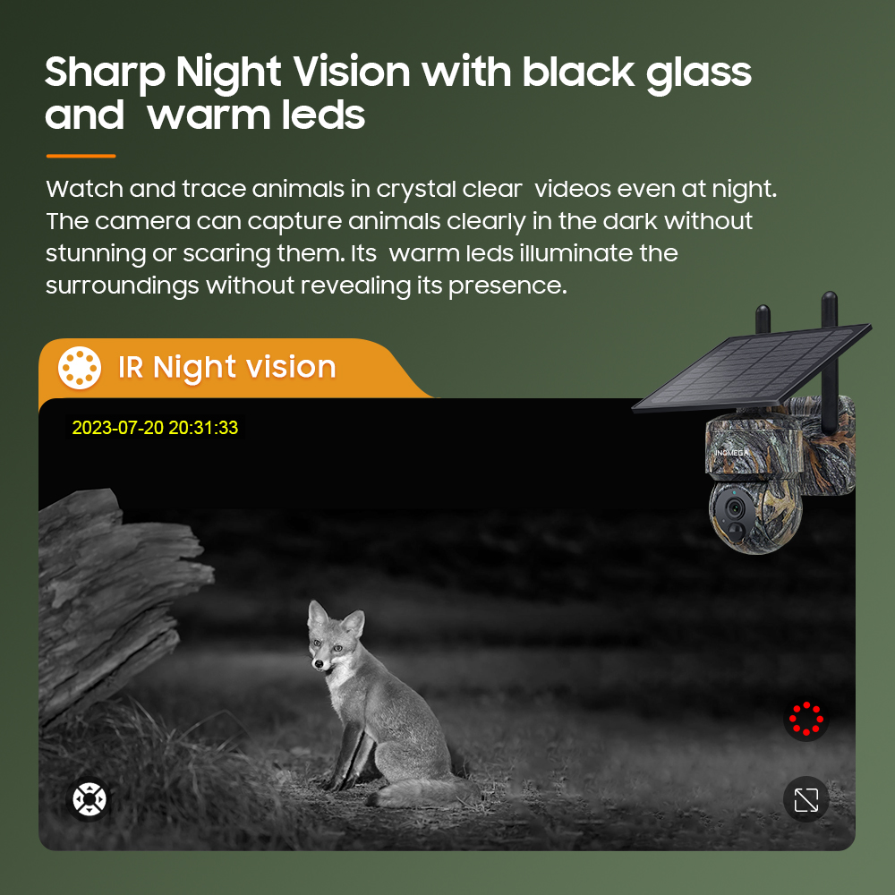 INQMEGA 5MP 4G / WIFI Solar Wi - đánh giá và giá Camera Solar Wireless