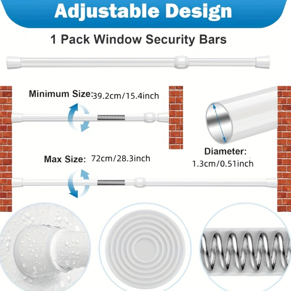 Adjustable Metal Window & Door - đánh giá và giá Home Security Bars
