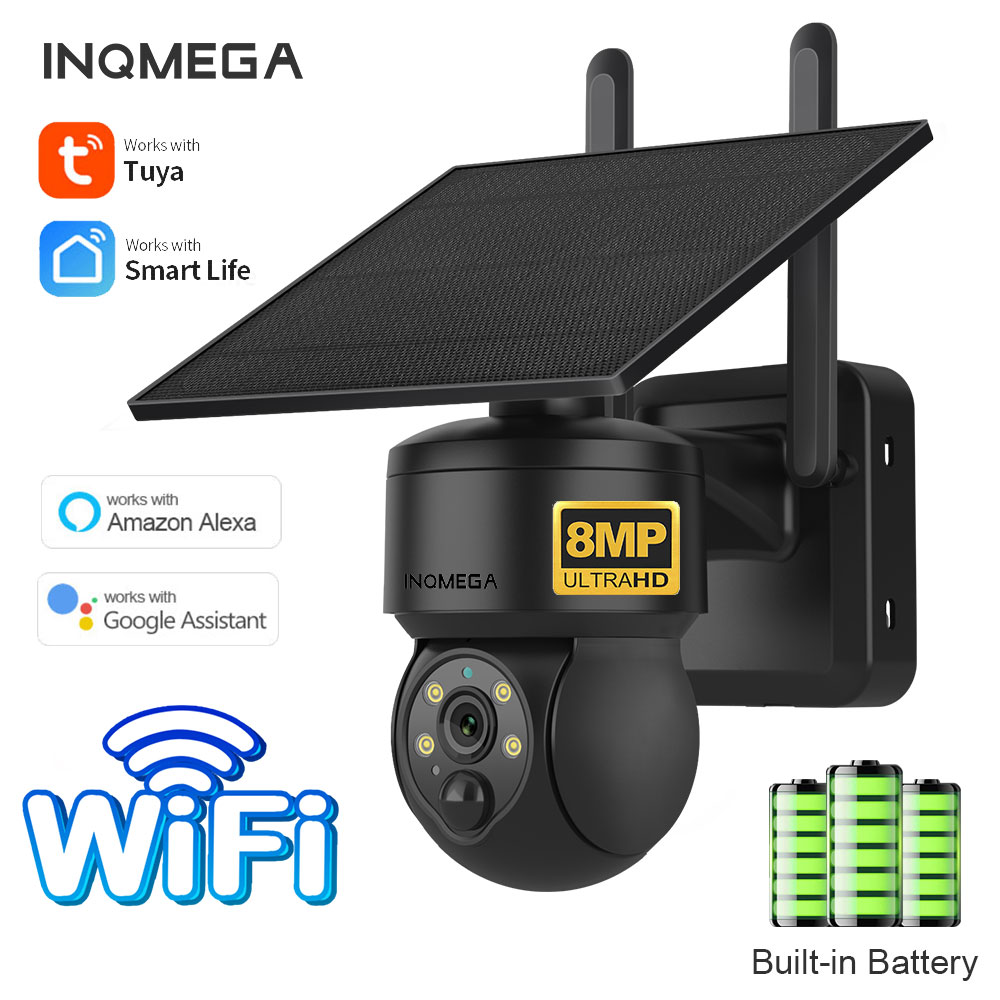 INQMEGA 8MP TUYA Solar Camera  - đánh giá và giá Camera Solar Wireless