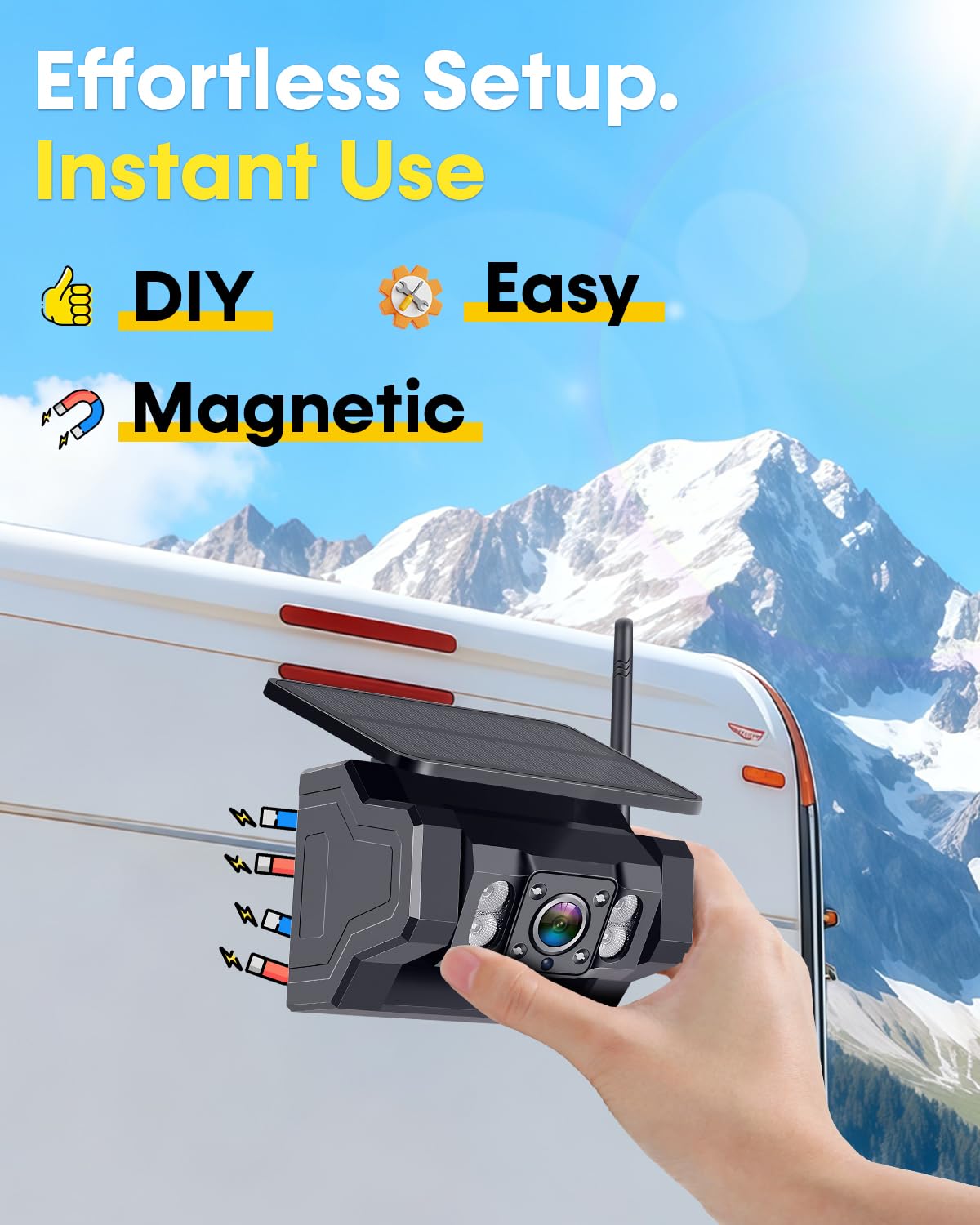 Airow auto Dual Wireless Water - đánh giá và giá Camera Solar Wireless
