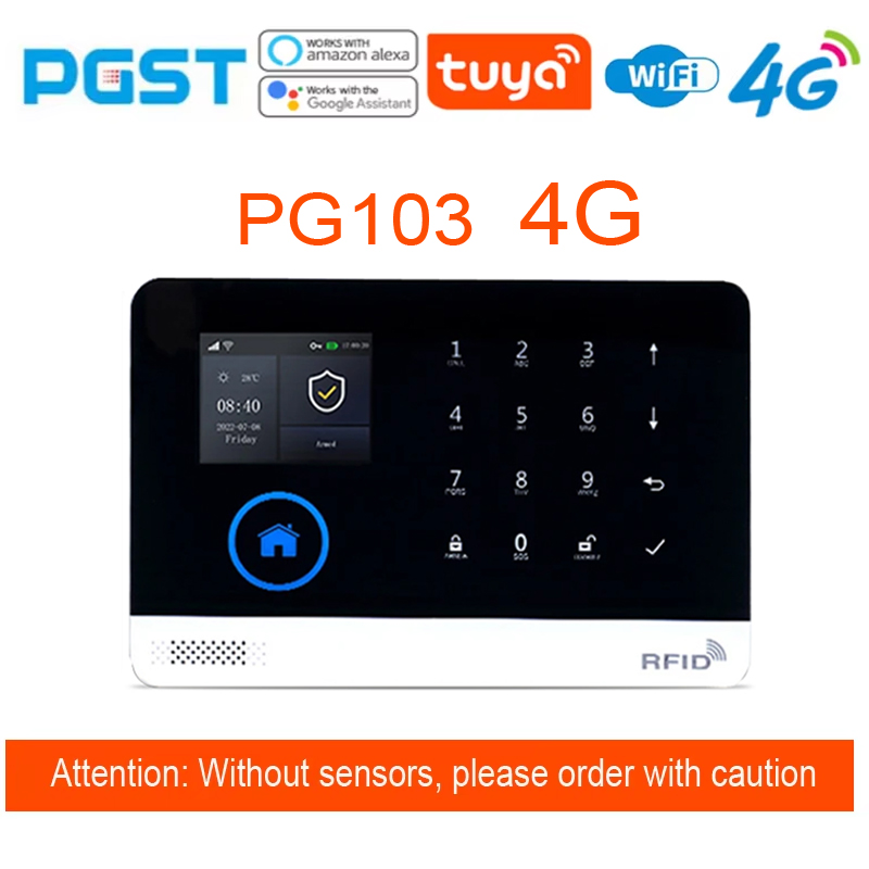 PG-107 Tuya 4G Home Security A - đánh giá và giá Sim Gsm Alarm