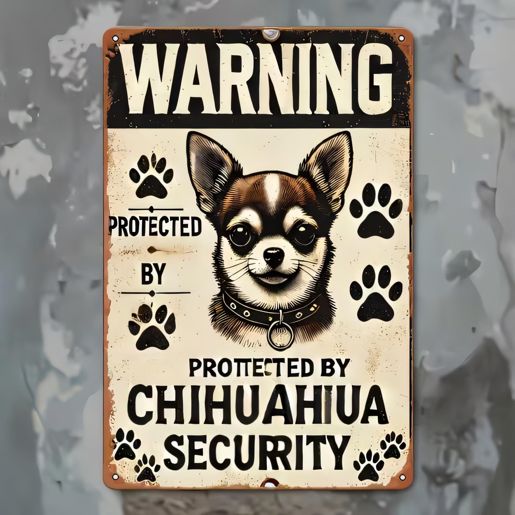 Tin Sign Warning Protected By  - đánh giá và giá Home Security Bars