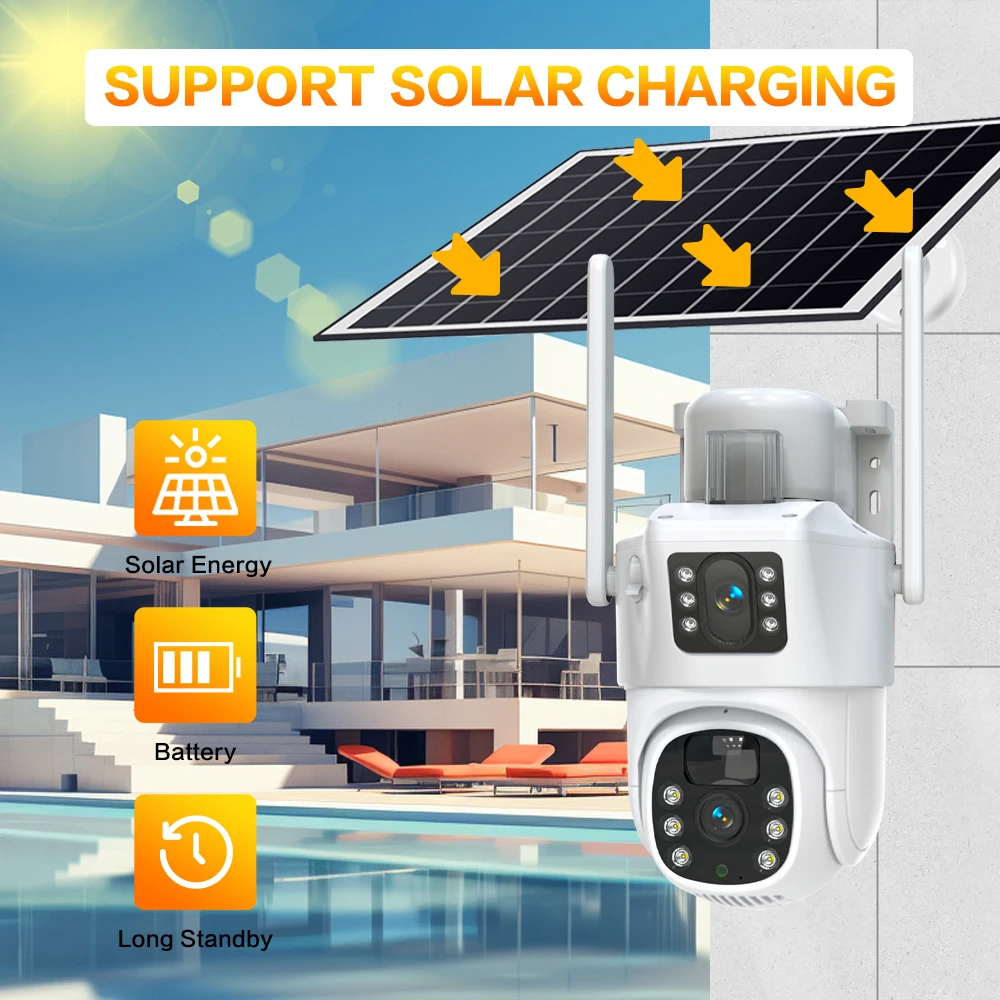 10CH Wireless NVR 4k 8mp Dual  - đánh giá và giá Camera Solar Wireless