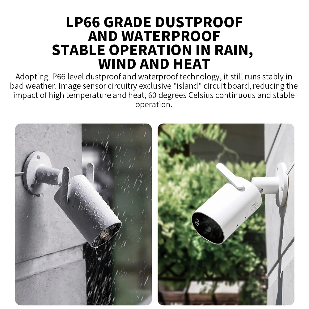 Xiaomi Outdoor Camera AW300 IP - đánh giá và giá Xiaomi Home Security Camera 2K