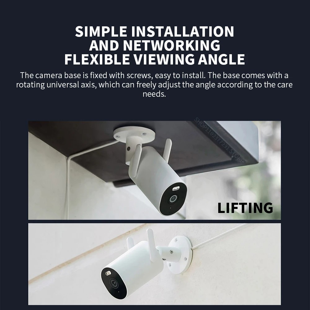 Xiaomi Outdoor Camera AW300 IP - đánh giá và giá Xiaomi Home Security Camera 2K