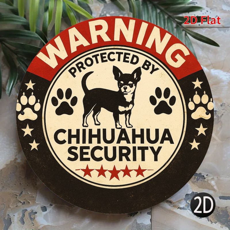 Warning Protected By Chihuahua - đánh giá và giá Home Security Bars