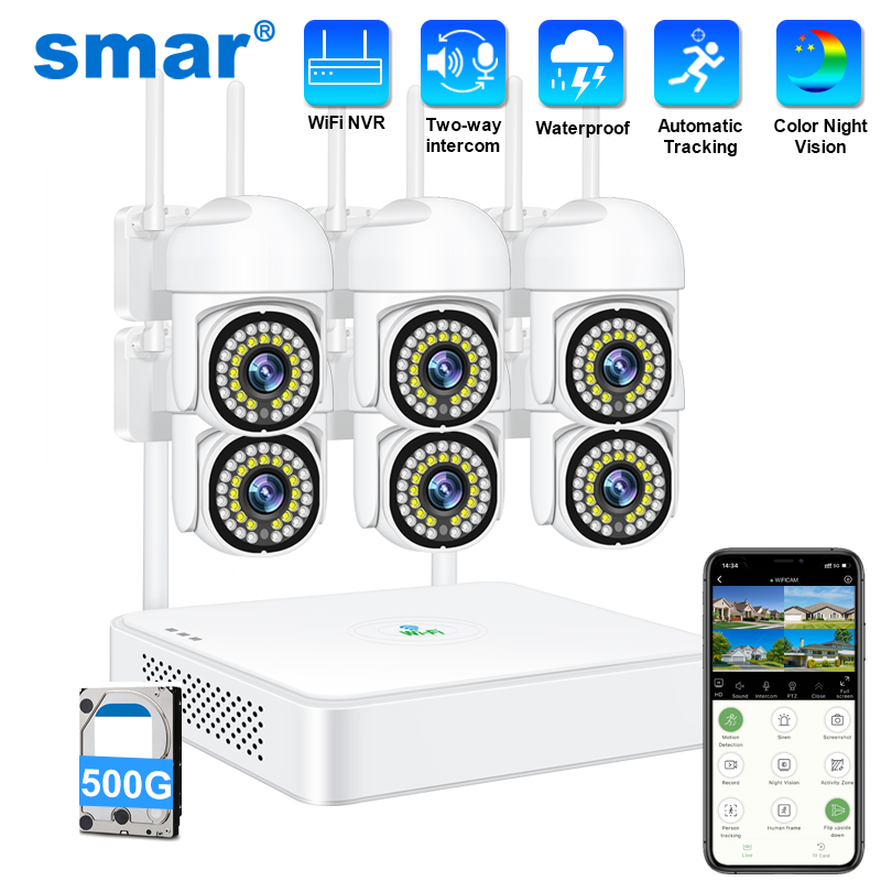 Smar 3MP Wireless CCTV Securit - đánh giá và giá Home Security Brand