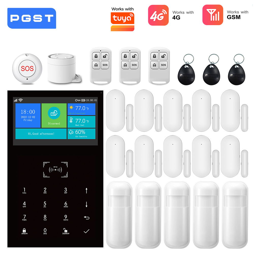 4G GSM WiFi Alarm System Work  - đánh giá và giá Home Security Technician