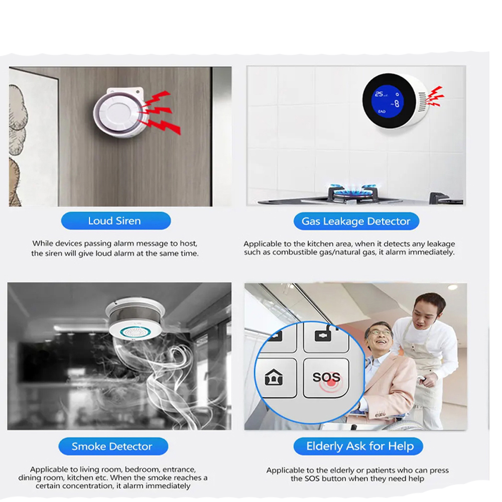 PGST 4G Tuya Smart Home Alarm  - đánh giá và giá Sim Gsm Alarm