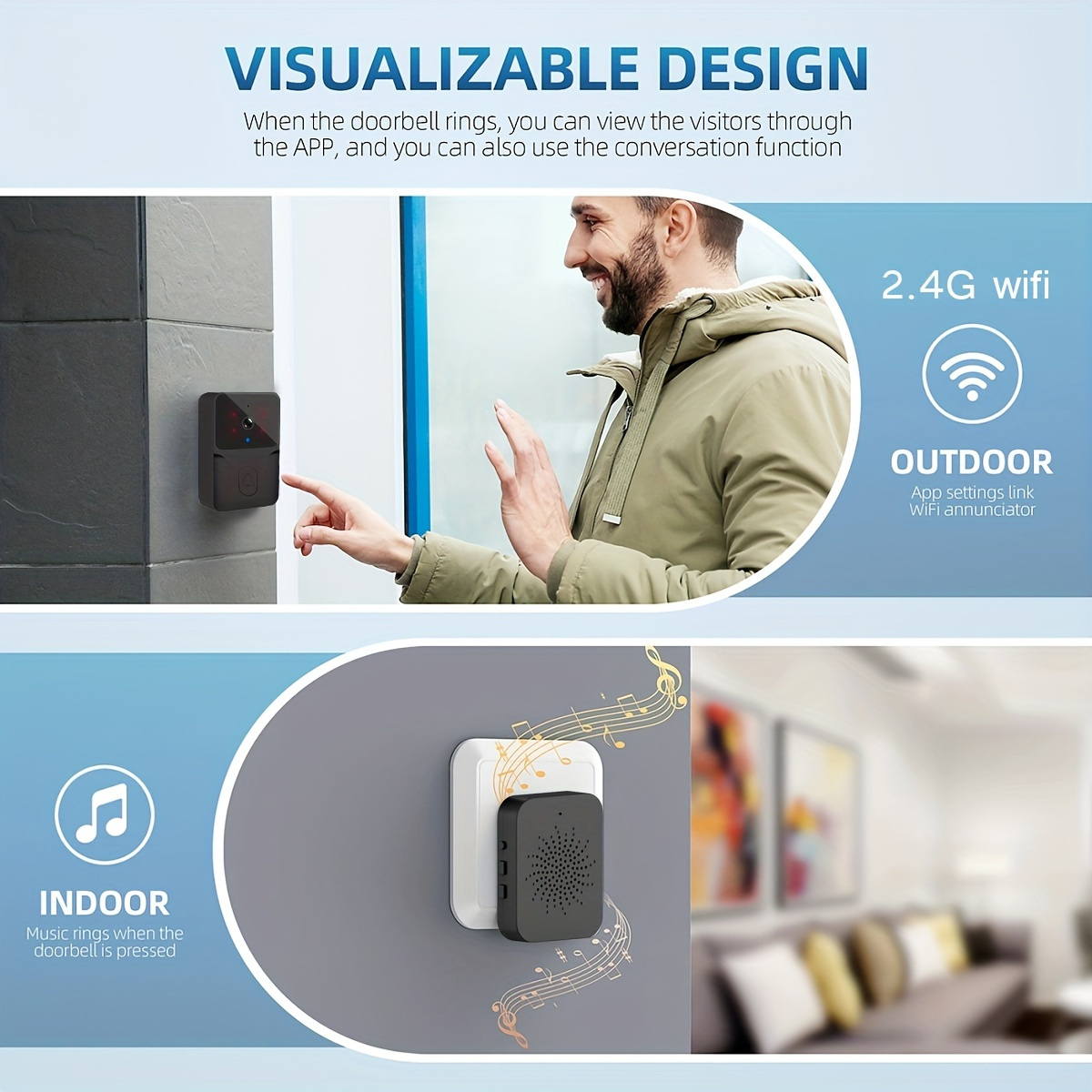 Tuya Wireless Smart Video Door - đánh giá và giá Home Security Lidar